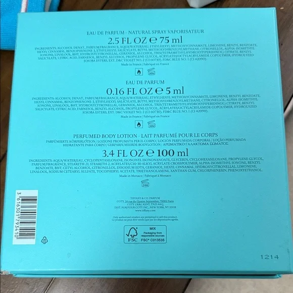 Tiffany & Co. Eau De Parfum 2.5 oz and Body Lotion gift set - Picture 12 of 14